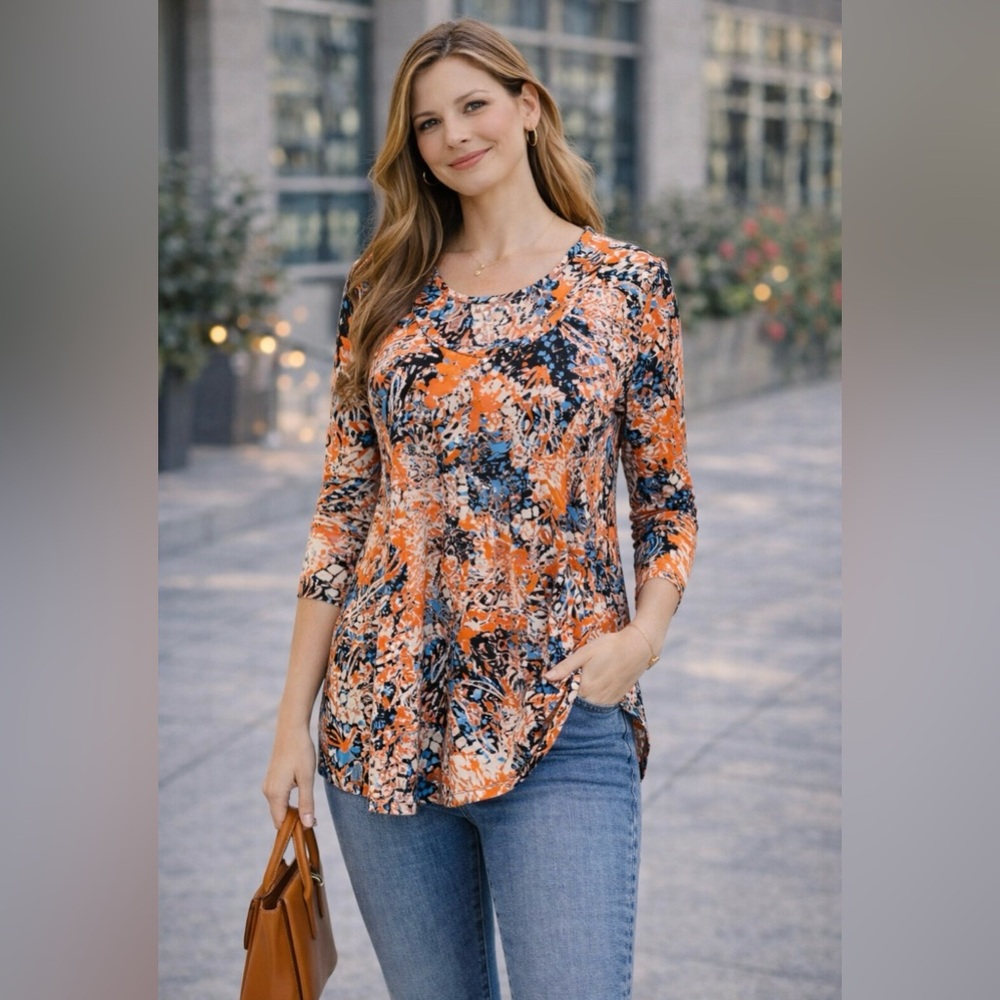 Vibrant Multicolor Women's Top